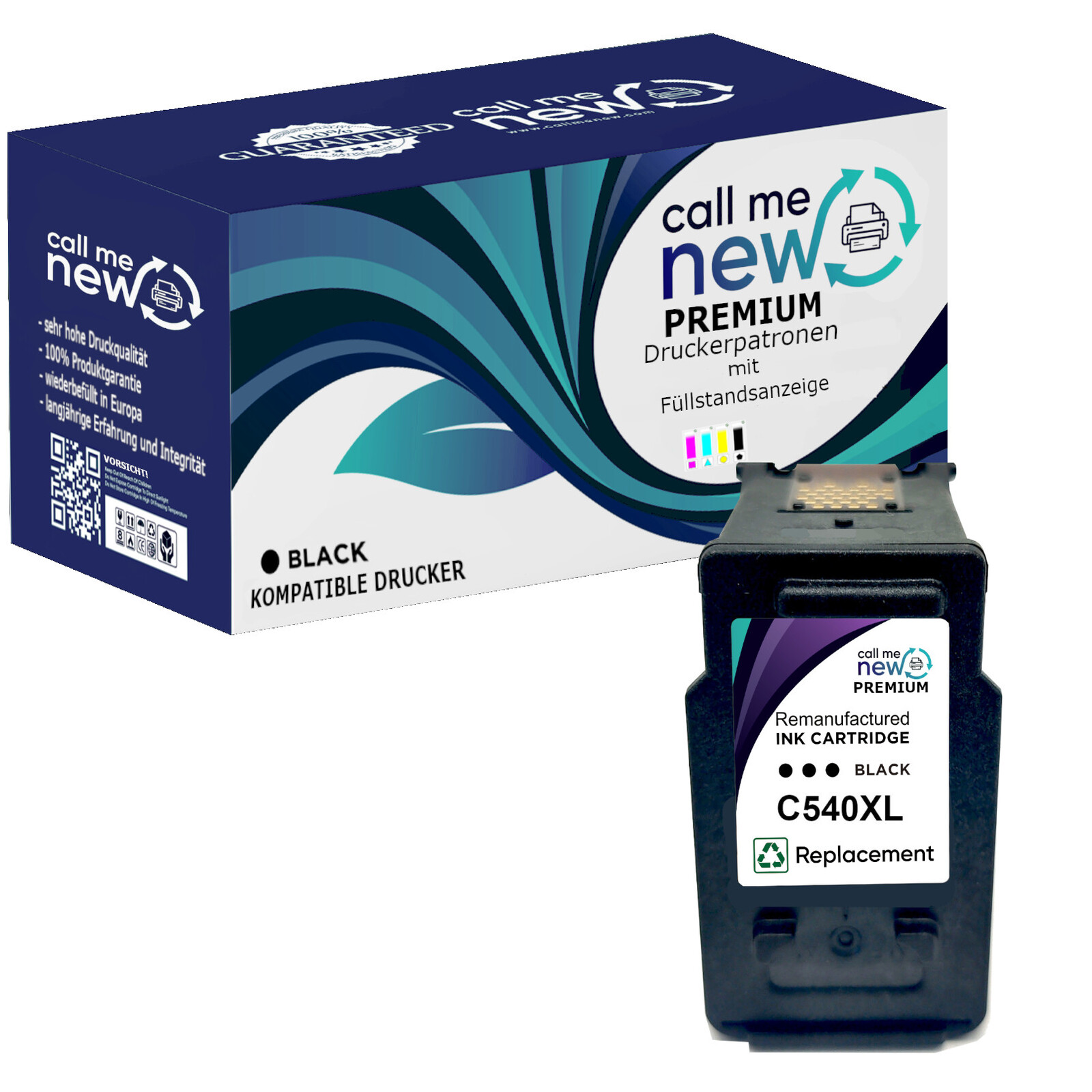 CMN Premium aufber. Tintenpatrone f&uuml;r Canon PG-540XL schwarz