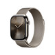 Apple Watch 42mm Milanaise Band M/L natur 