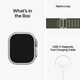 Apple Watch Ultra Cellular Titan 49mm Alpinband S grün