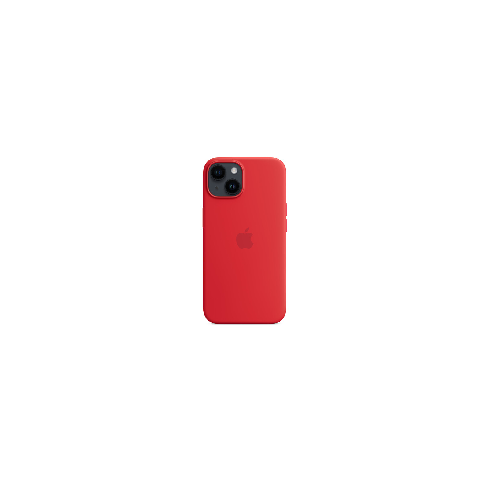 Apple Back Silikon Case mit MagSafe iPhone 14 red 