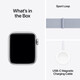 Apple Watch SE GPS 40mm silver Alu Case + blue Loop