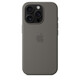 Apple iPhone 16 Pro Silikon Case mit Magsafe stone gray 