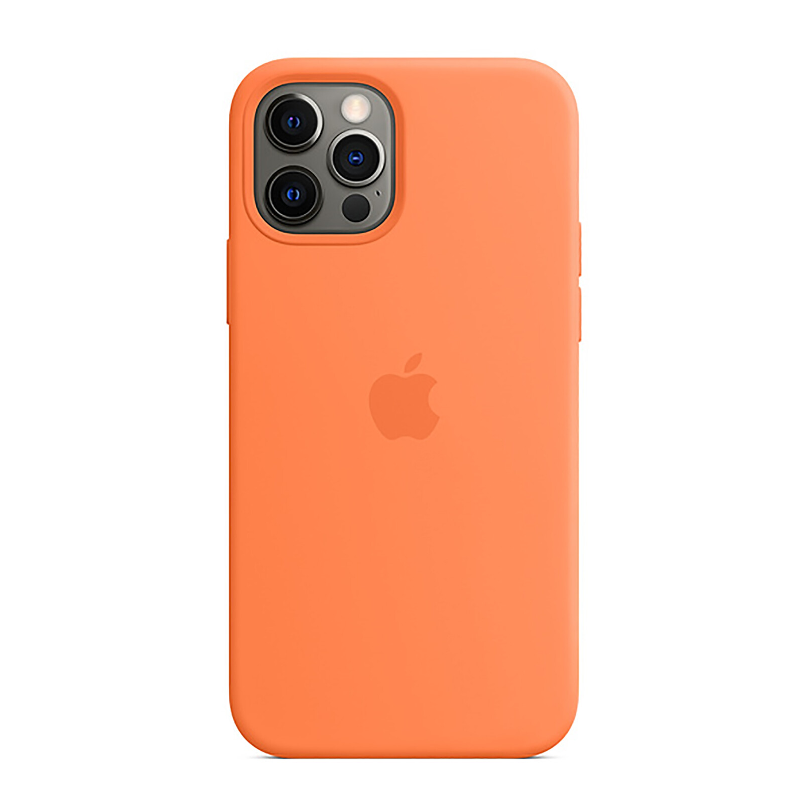 Apple iPhone 12/12 Pro Silikon Case mit MagSafe kumquat