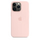 Apple iPhone 13 Pro Silikon Case mit MagSafe kalkrosa