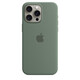 Apple iPhone 15 Pro Max Silikon Case mit MagSafe cypress