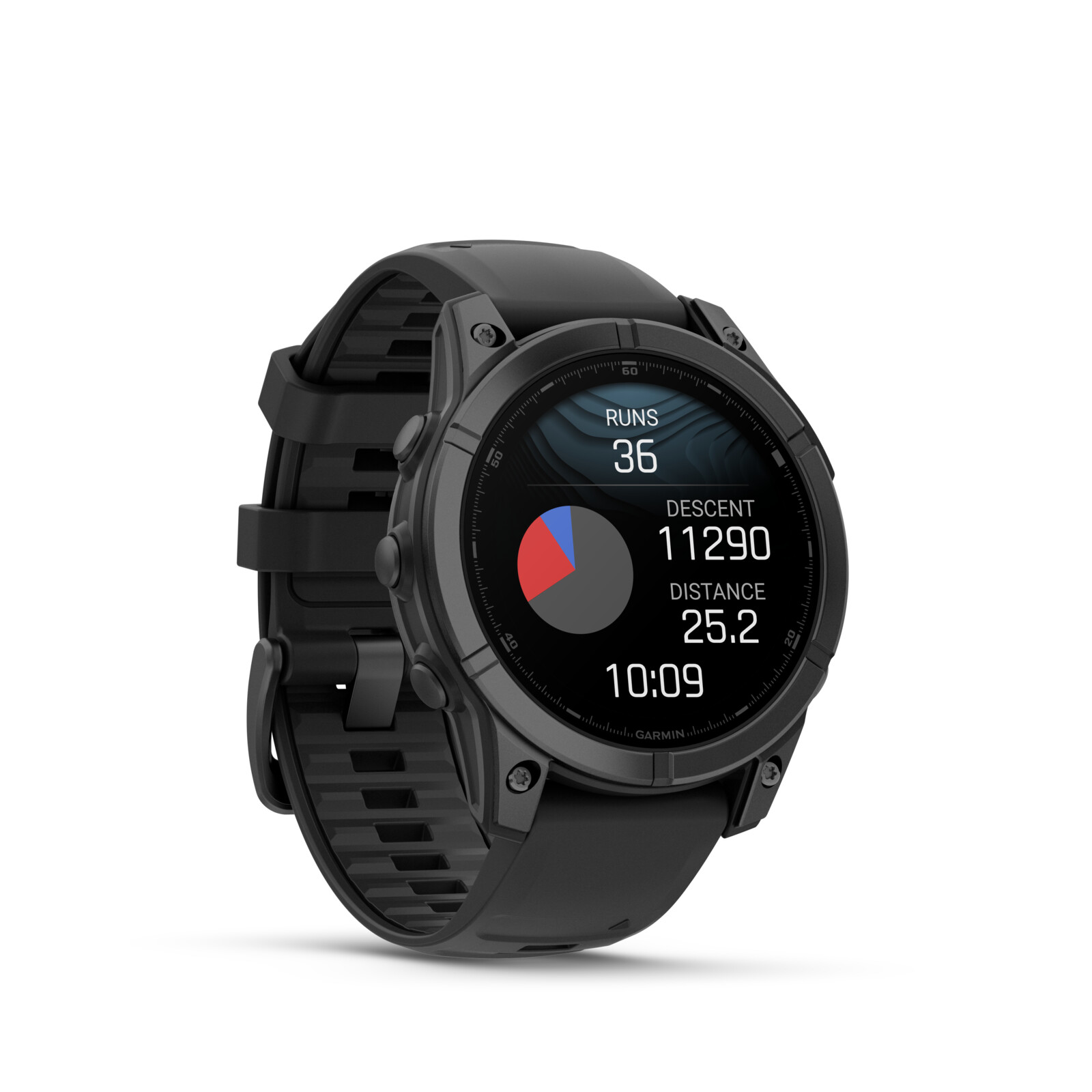 Garmin Fenix E 47mm Slate schwarz/schiefergrau