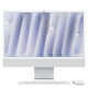 Apple iMac 24"  4.5K/M4/8CPU/8GPU/16GB/256GB, silber