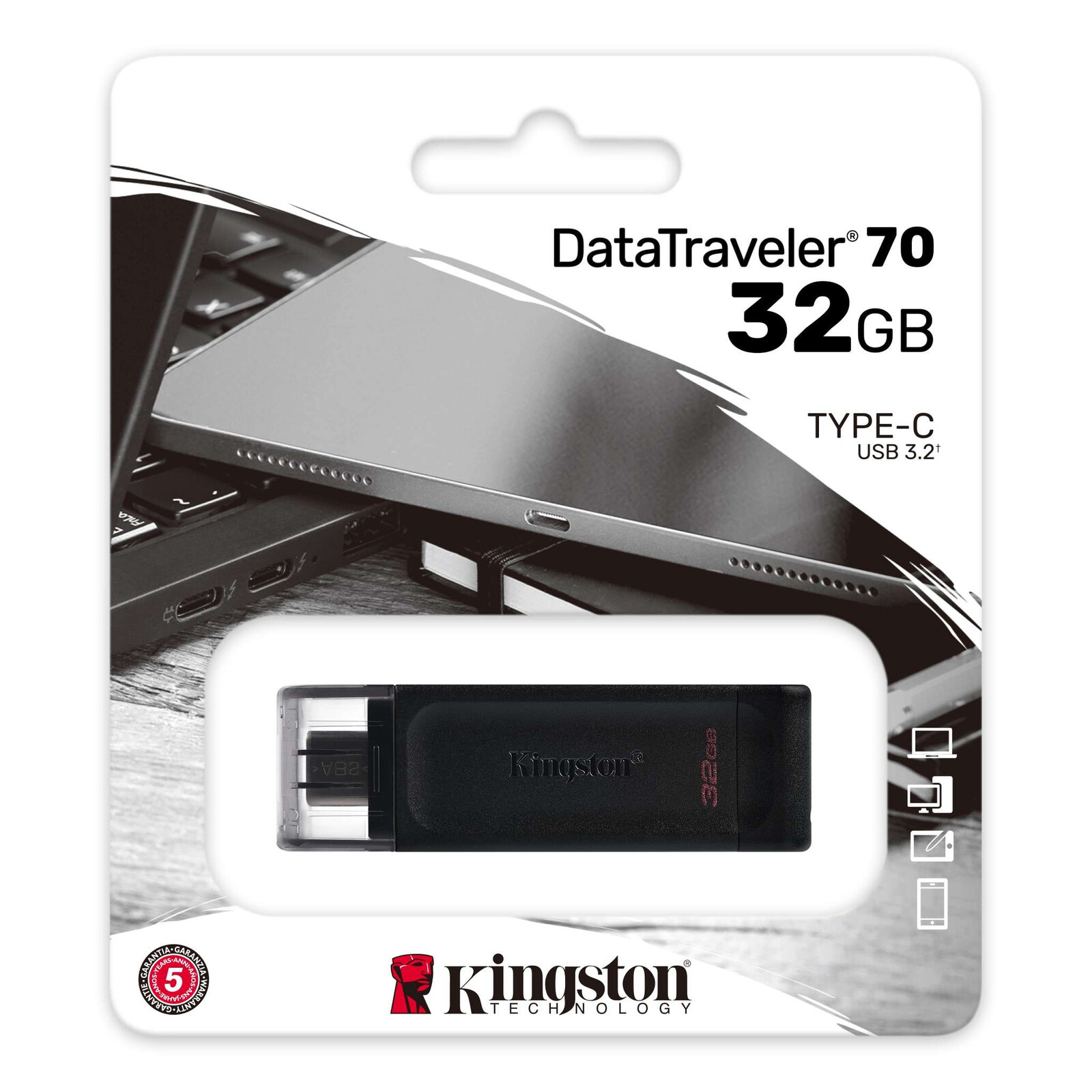 Kingston Data Traveler 70 32GB USB-C 3.0