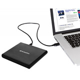 Verbatim externer CD/DVD Brenner USB 2.0 Slimline Verbatim externer CD/DVD Brenner USB 2.0 Slimline