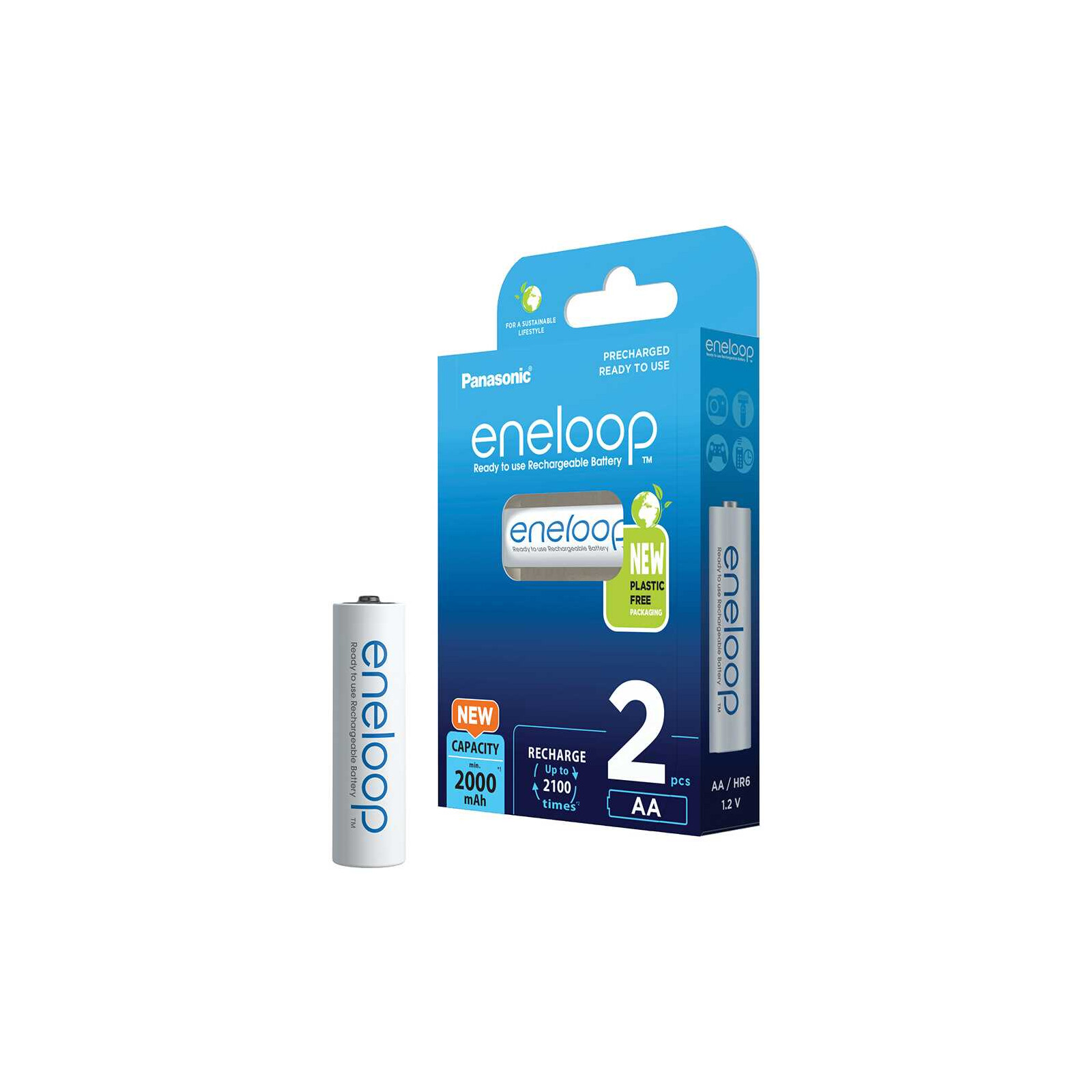 Eneloop AA 2000mAh 2er Blister 