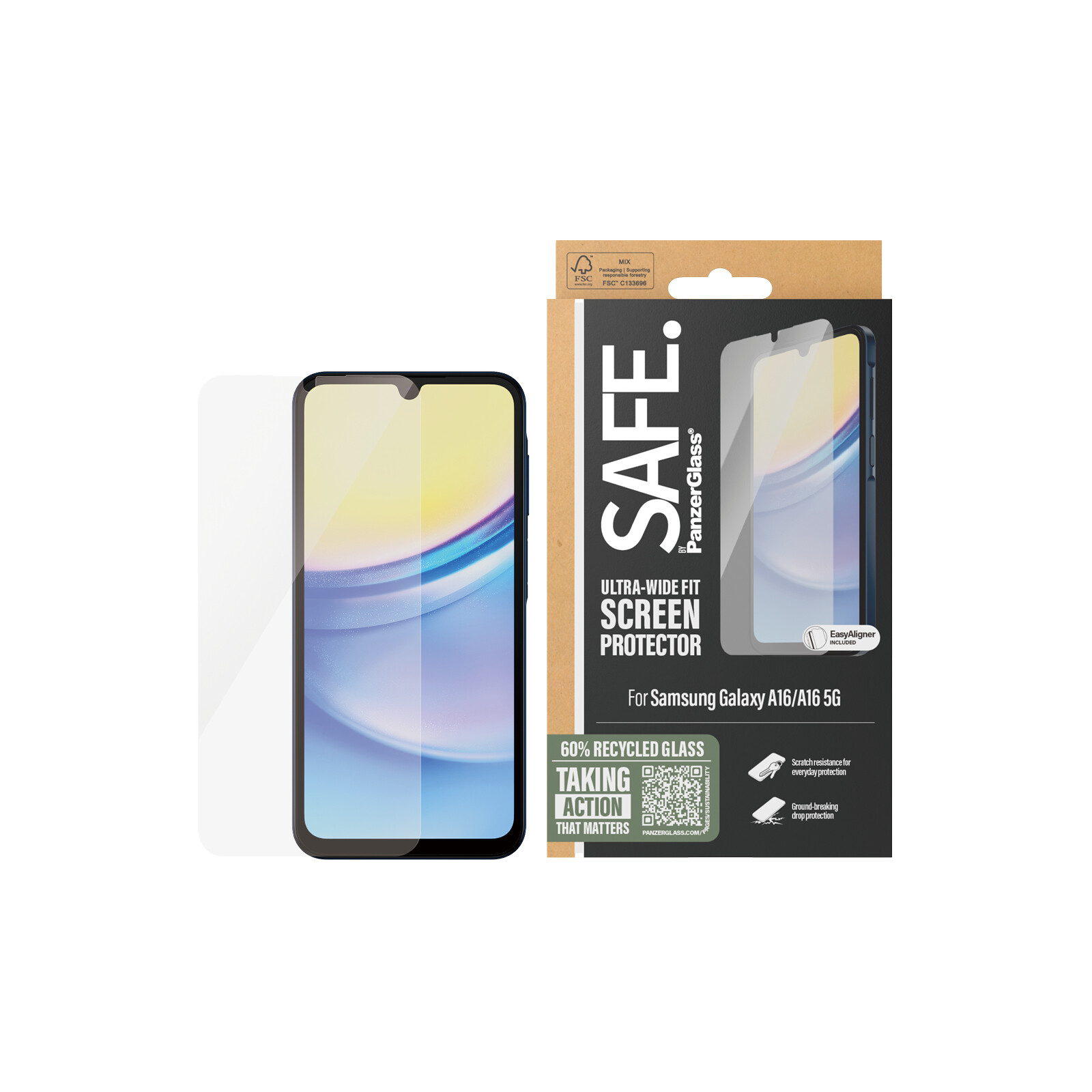 PanzerGlass Displayschutz  Samsung Galaxy A16