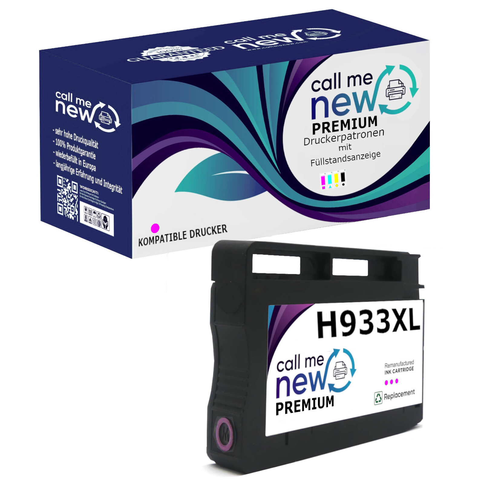 CMN Premium aufber. Tintenpatrone für HP933XL magenta