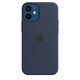 Apple iPhone 12 mini Silikon Case mit MagSafe dunkelmarine