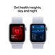 Apple Watch SE LTE 40mm silver Alu Case + blue Loop