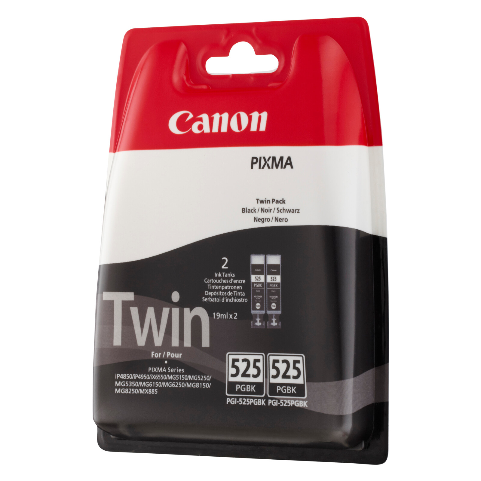 Canon PGI-525PGBK Tinte 2er Pack black