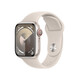 Apple Watch S9 GPS+Cellular Alu 41mm Sportb. M/L polarstern
