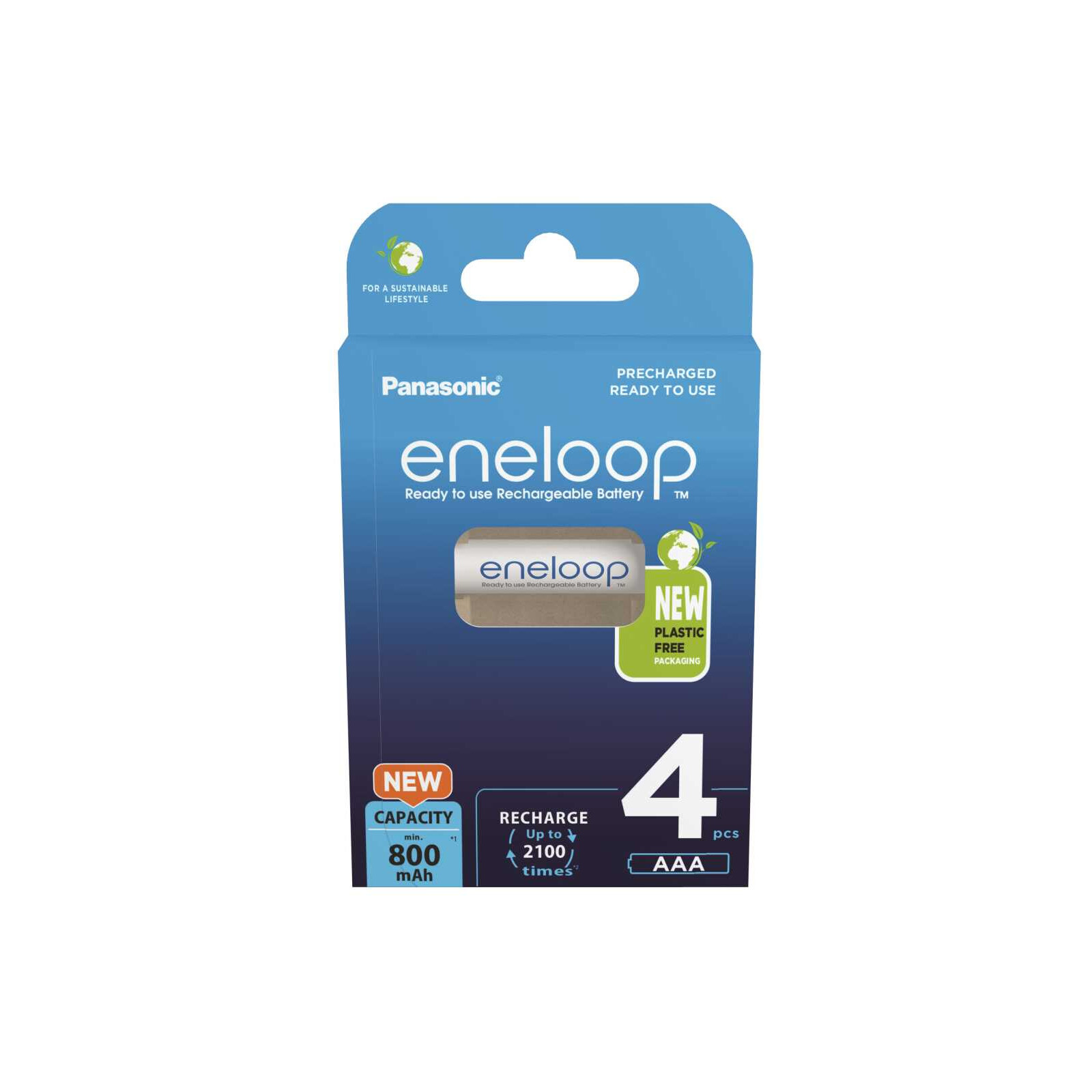 Eneloop AAA 800mAh 4er Blister 