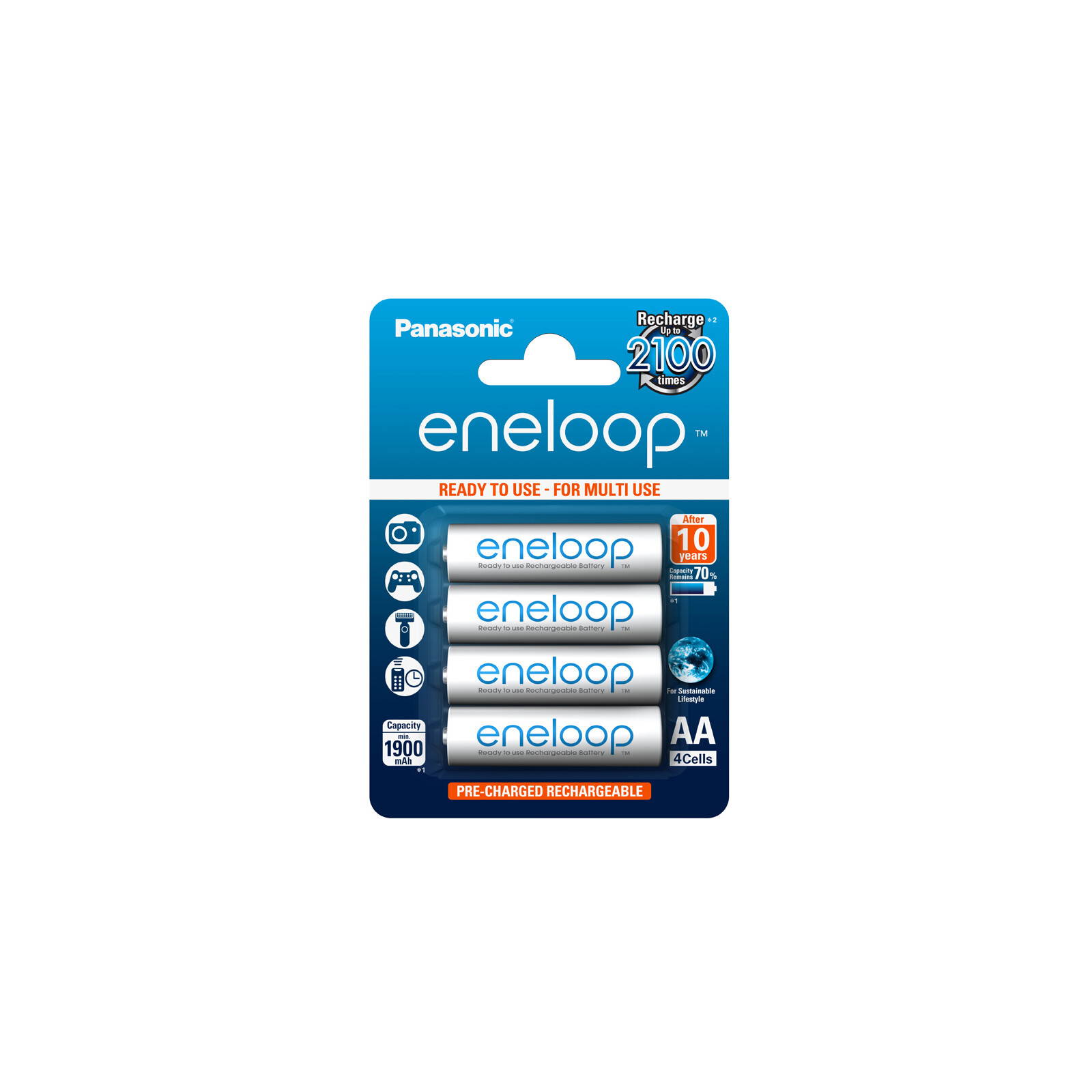 eneloop AA 1900mAh 4er Blister