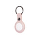 Decoded Apple AirTag Schlüsselanhänger Leder rosa