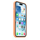 Apple iPhone 15 Silikon Case mit MagSafe orange sorbet