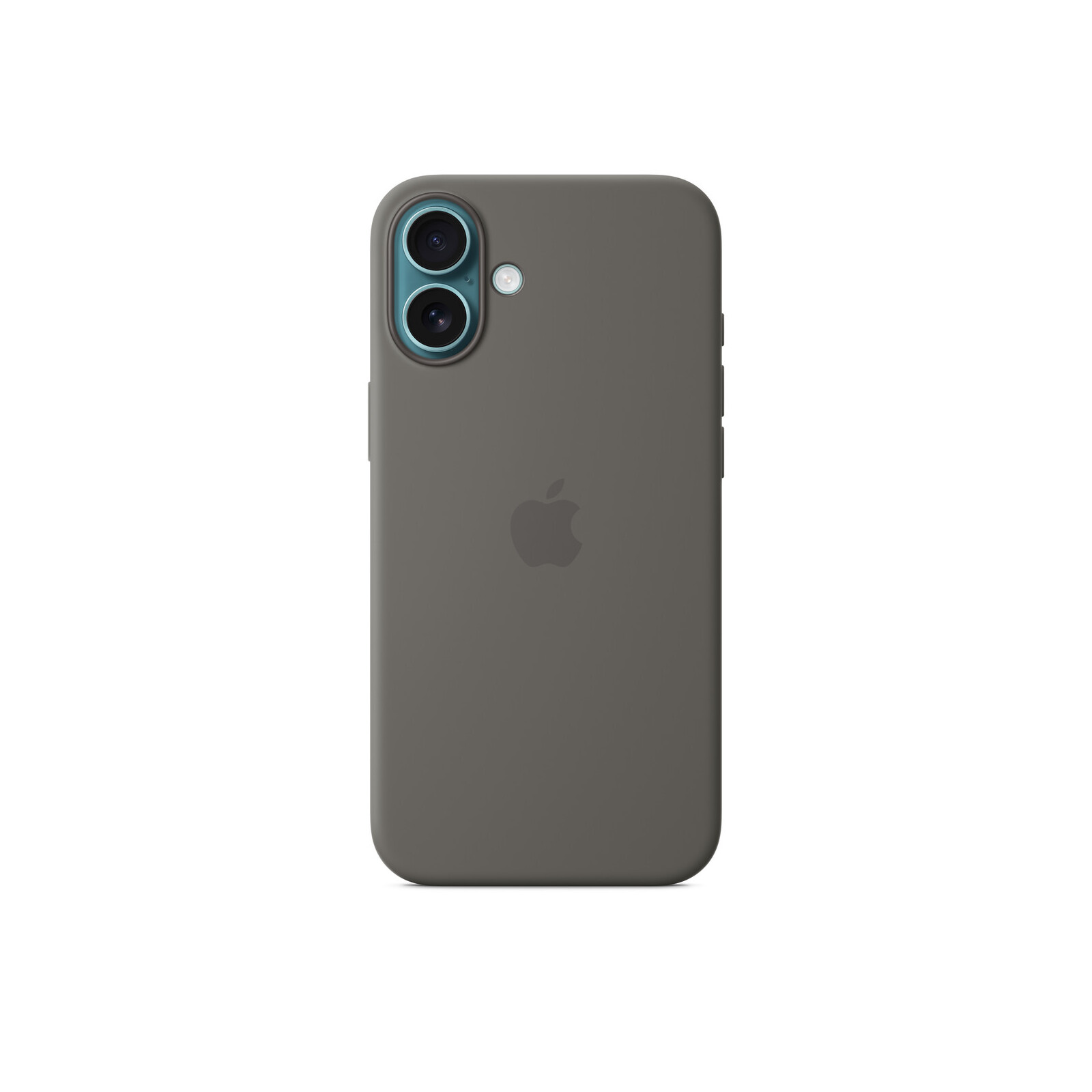  Apple iPhone 16 Plus Silikon Case mit Magsafe stone gray 
