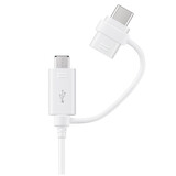 Samsung Datenkabel 2in1 Micro-USB und USB-C Adapter Samsung Datenkabel 2in1 Micro-USB und USB-C Adapter