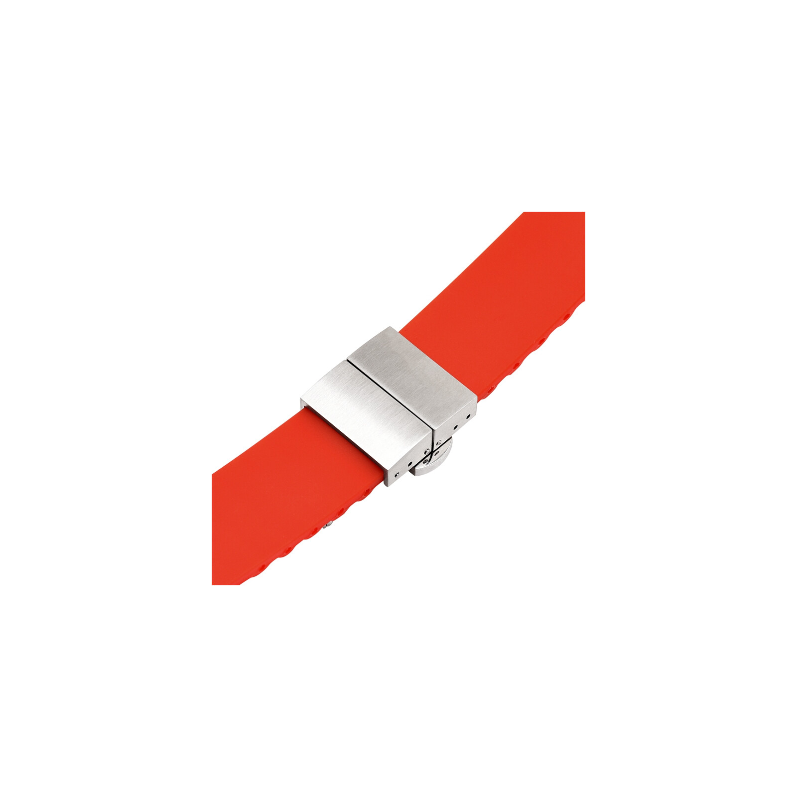 Mika Uhrenarmband Uni 18mm Silikon rot