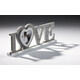Bilderrahmen Love 8x7,7cm Holz grau