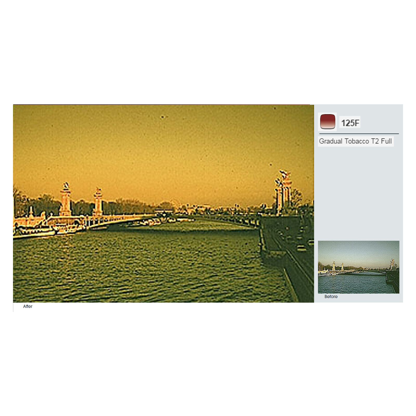 Cokin P125F Verlauf Tabak 2F