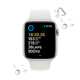 Apple Watch SE Alu 44mm Sportband weiß