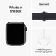 Apple Watch S9 GPS Alu 45mm Sportband M/L mitternacht
