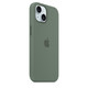 Apple iPhone 15 Silikon Case mit MagSafe cypress