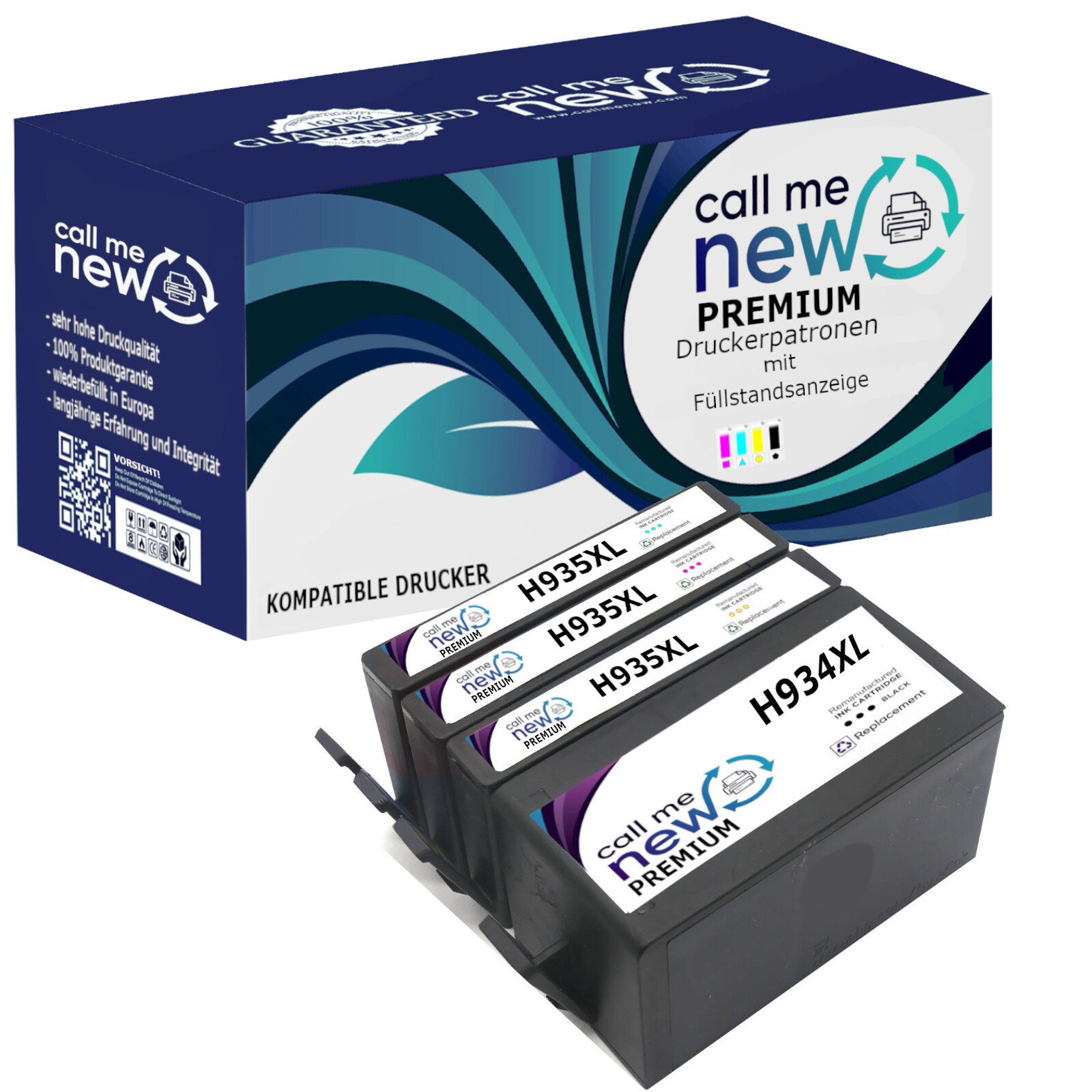 CMN Premium aufber. Tintenpatrone für HP934/935XL Multipack