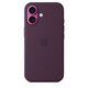  Apple iPhone 16 Silikon Case mit Magsafe plum 