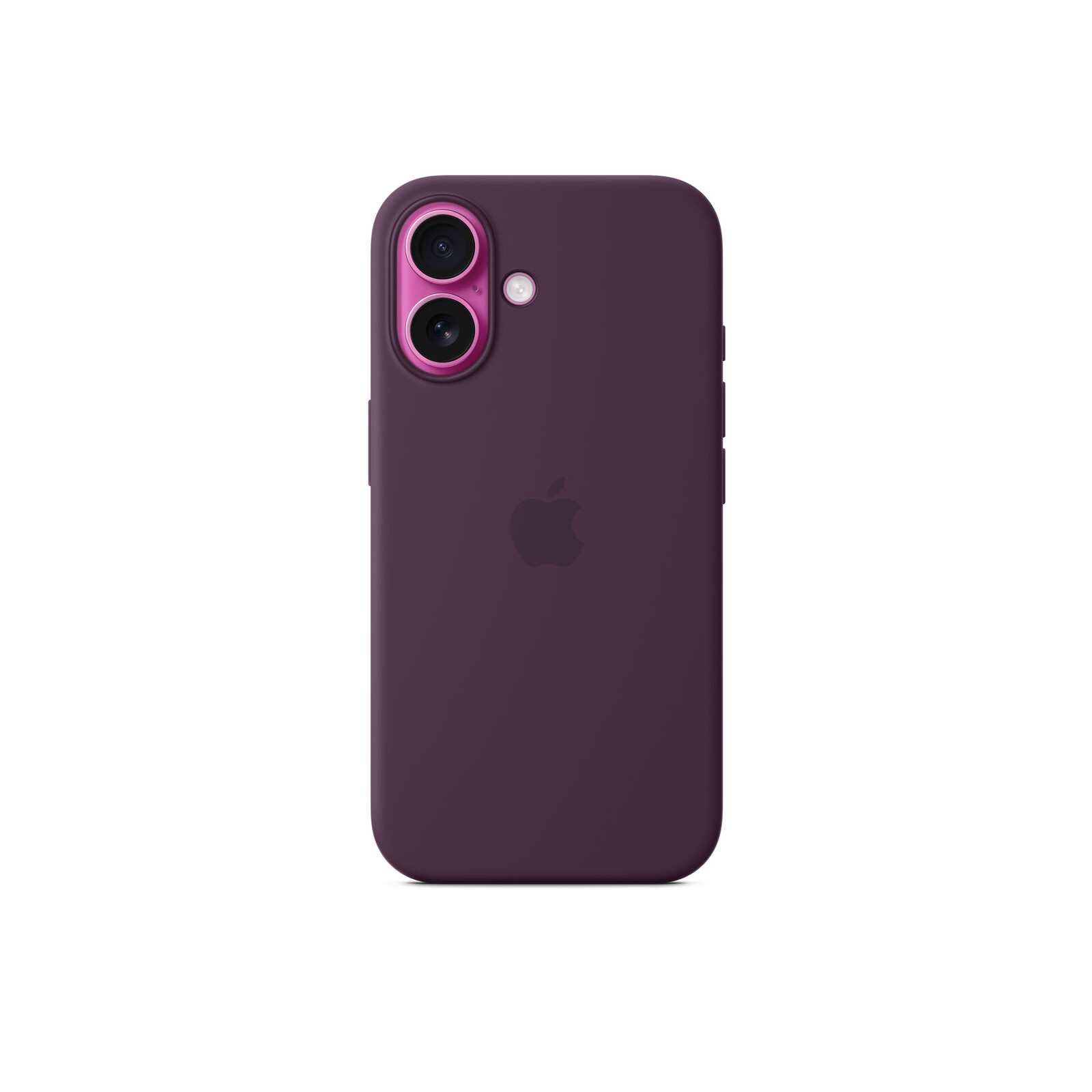  Apple iPhone 16 Silikon Case mit Magsafe plum 