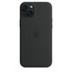 Apple iPhone 15 Plus Silikon Case mit MagSafe black
