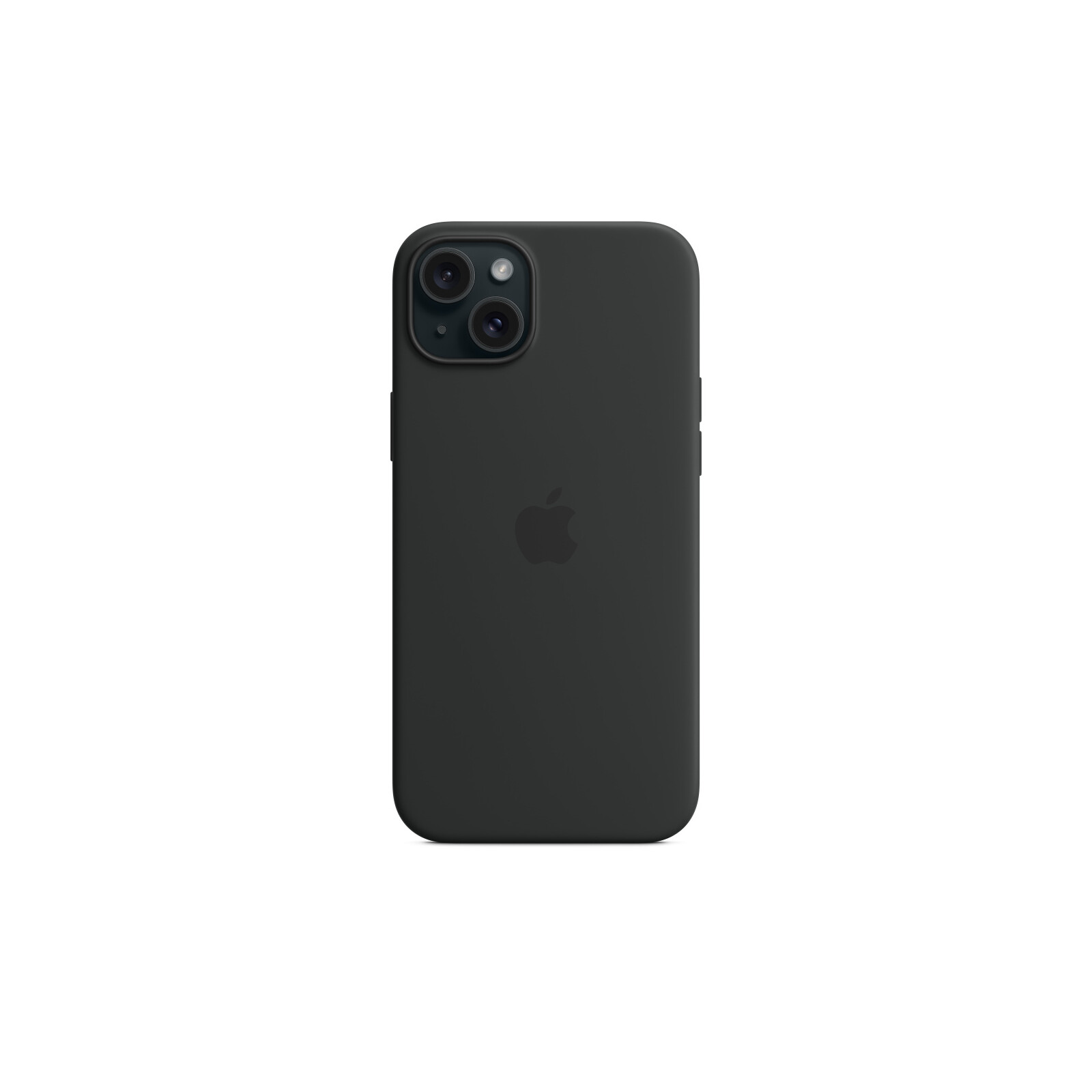 Apple iPhone 15 Plus Silikon Case mit MagSafe black