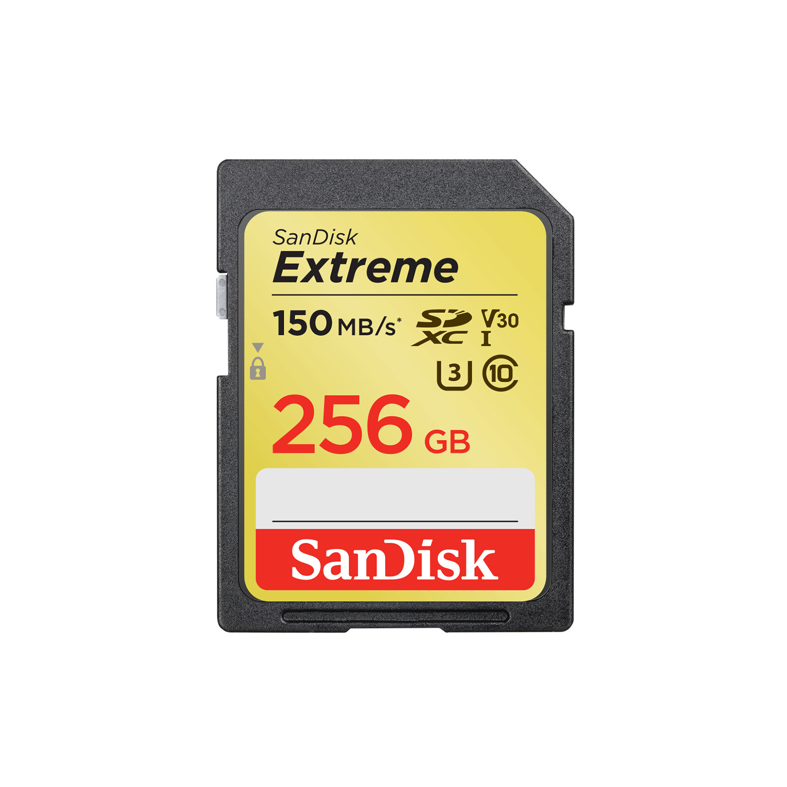 SanDisk SDXC 256GB Extreme V30 UHS-I U3 Class 10 150MB/s