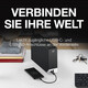 Seagate One Touch Hub 10 TB, schwarz 3.5