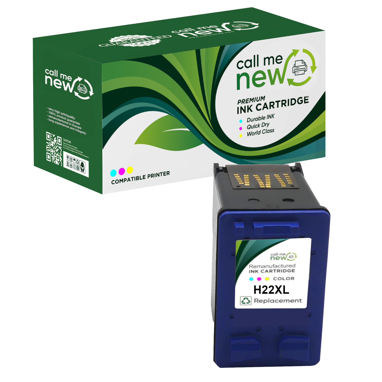 CMN aufber. Tintenpatrone für HP22XL farbig