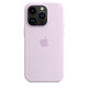 Apple iPhone 14 Pro Silikon Case mit MagSafe flieder
