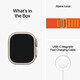 Apple Watch Ultra Cellular Titan 49mm Alpinband L orange