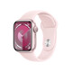 Apple Watch S9 GPS Alu rosé 41mm Sportband M/L hellrosa
