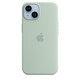 Apple iPhone 14 Silikon Case mit MagSafe agavengrün