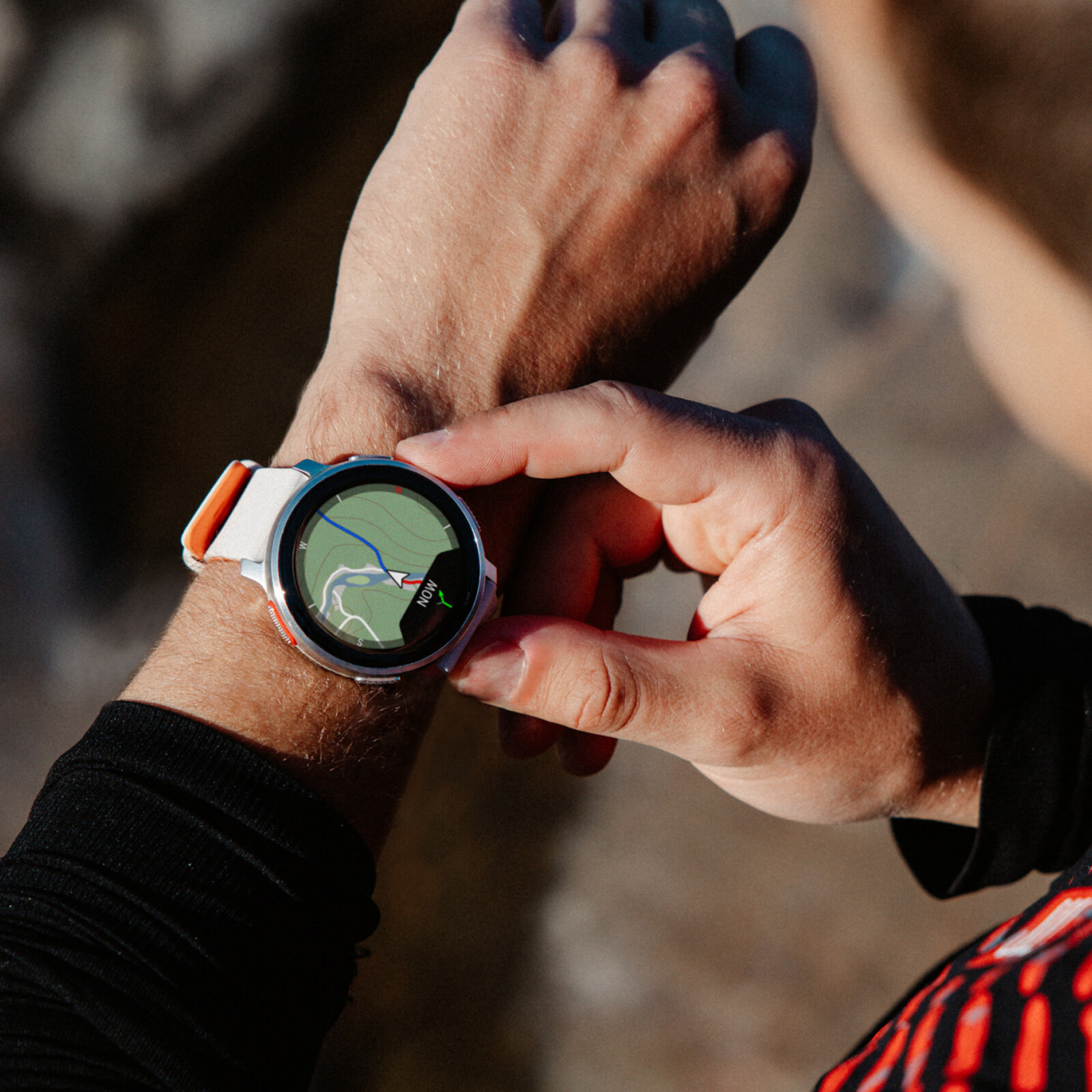 Polar Vantage V3 silver/orange S-L