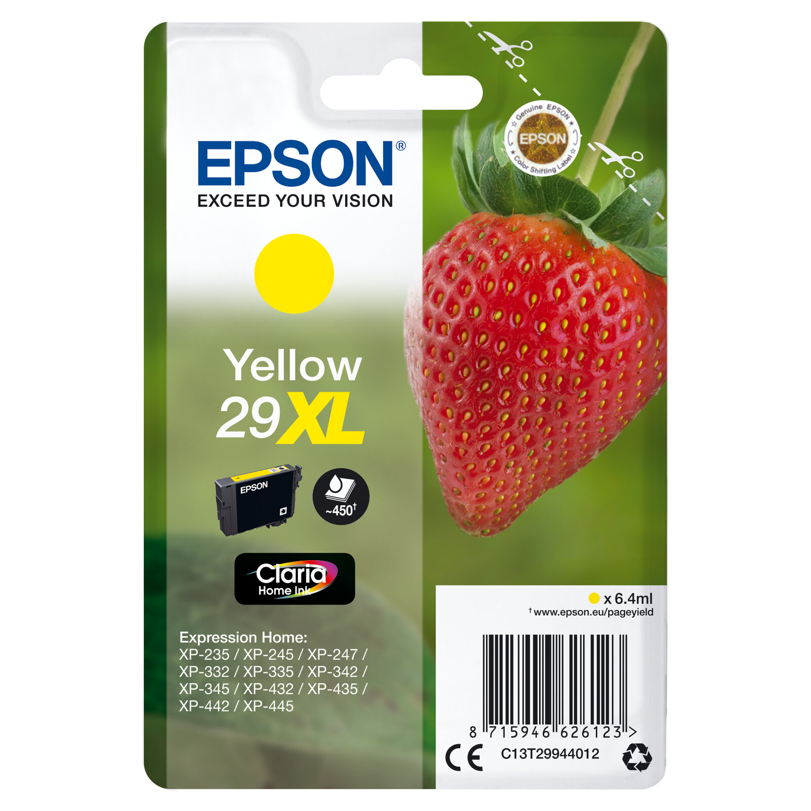 Epson 29XL T2994 Tinte Yellow 6,4ml