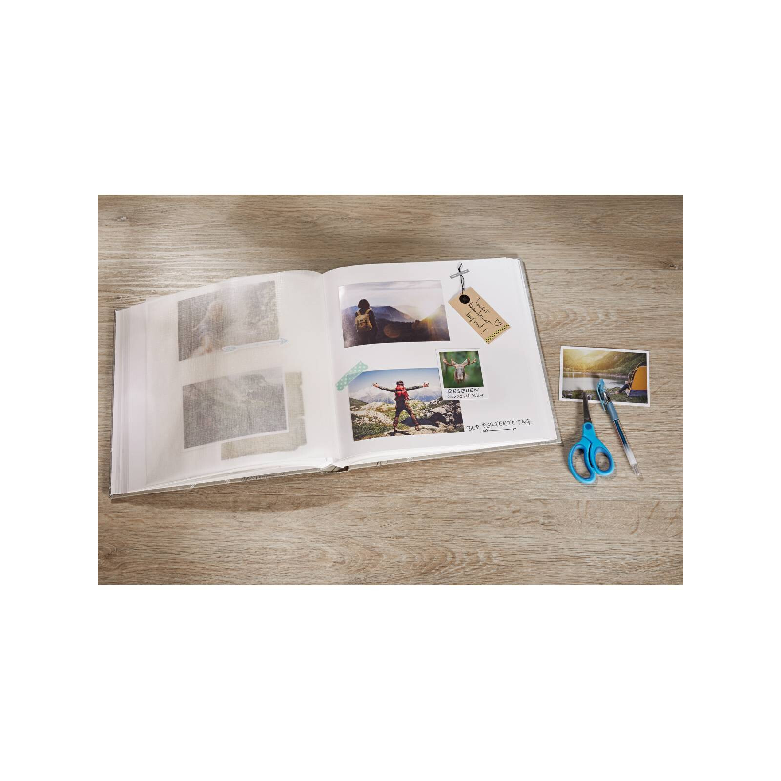 Designalbum Unite, lachsrosa, 26x25 cm 