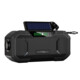 Felixx Outdoor FM/AM Radio Solar mit LED 5000mAh schwarz