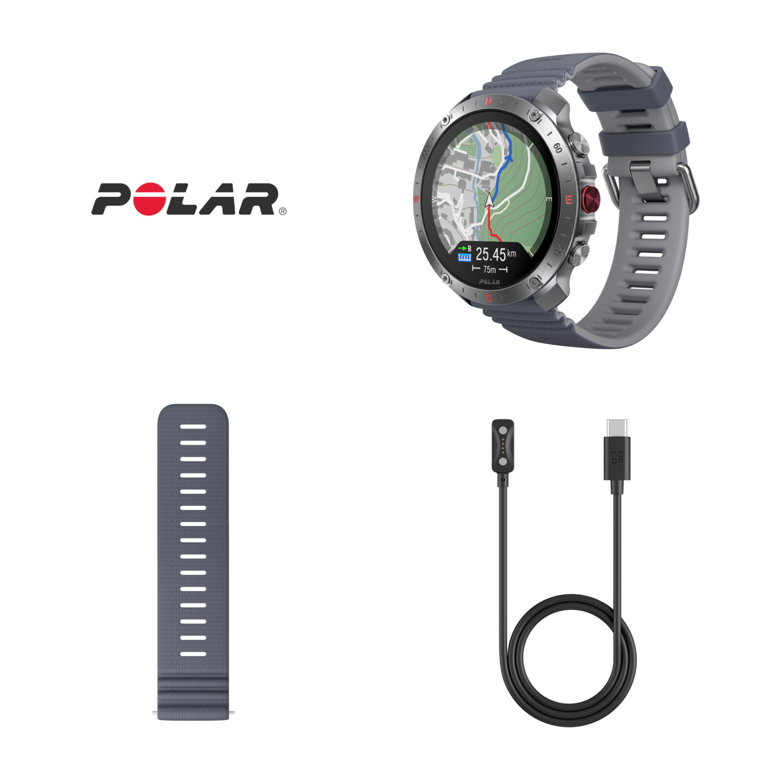 Polar Grit X2 Pro grau S/L