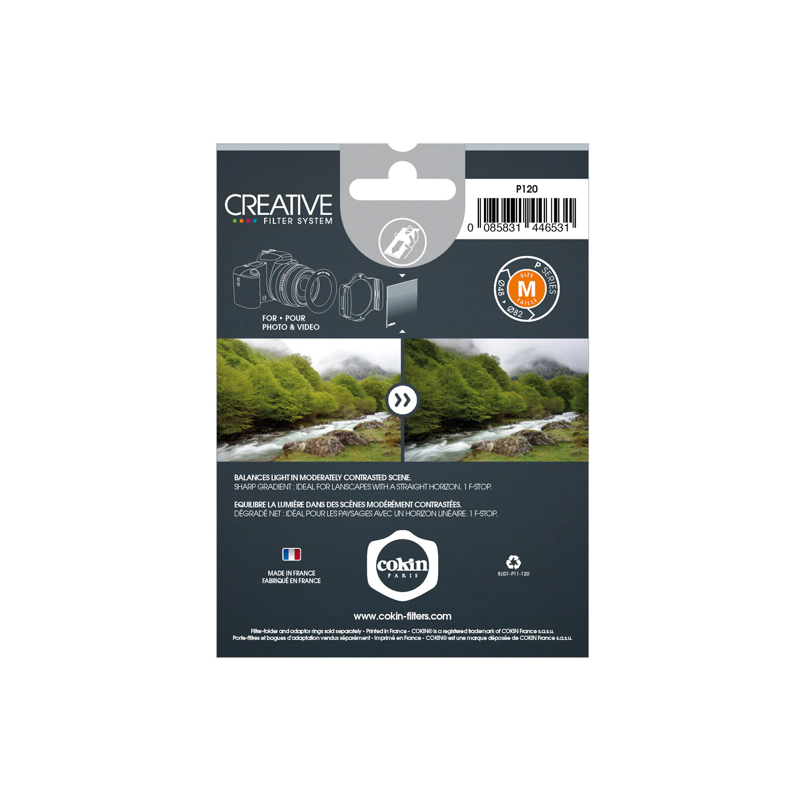 Cokin Z120 Verlauf Grau G1